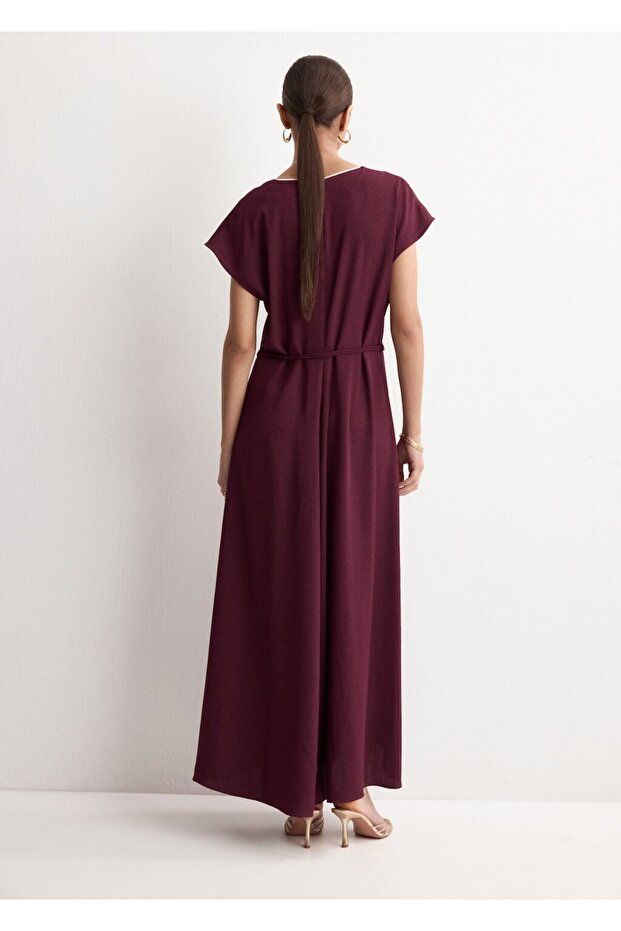 Kemer detaylı elbise - 4