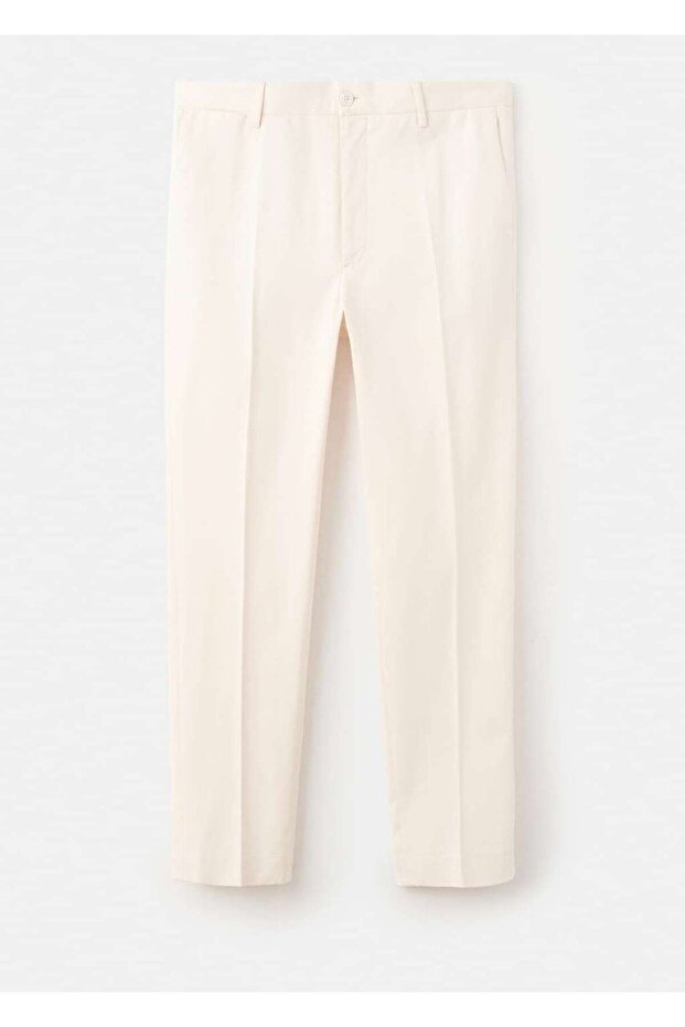 Regular fit pamuklu pantolon - 3