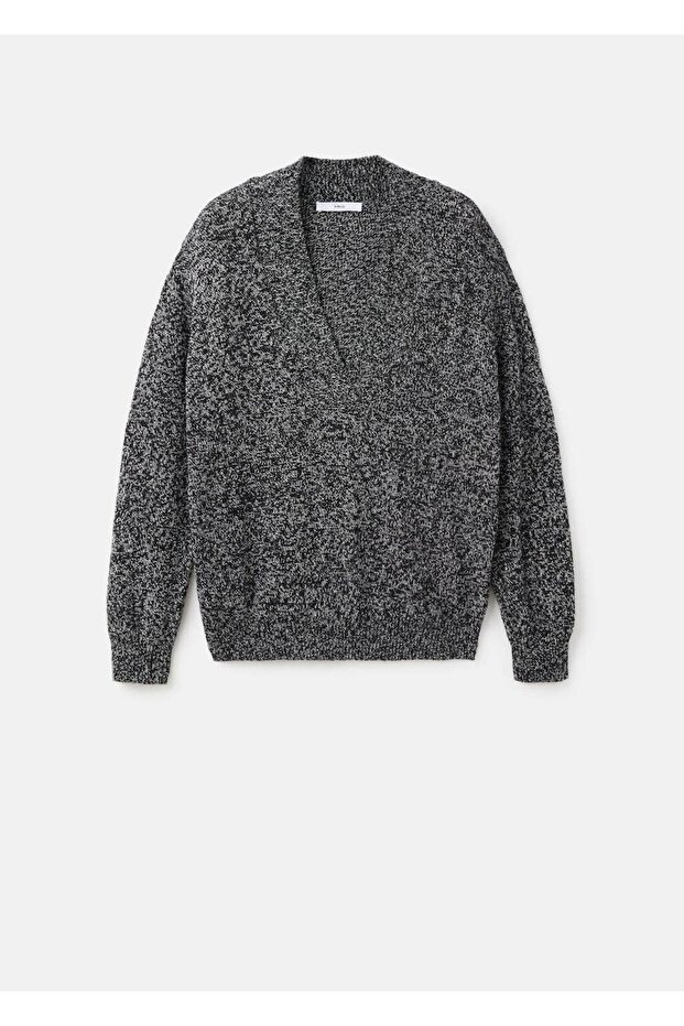 Kırçıllı V yaka kazak - 3