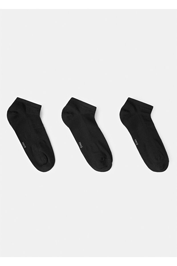 3'lü pamuklu çorap - 1