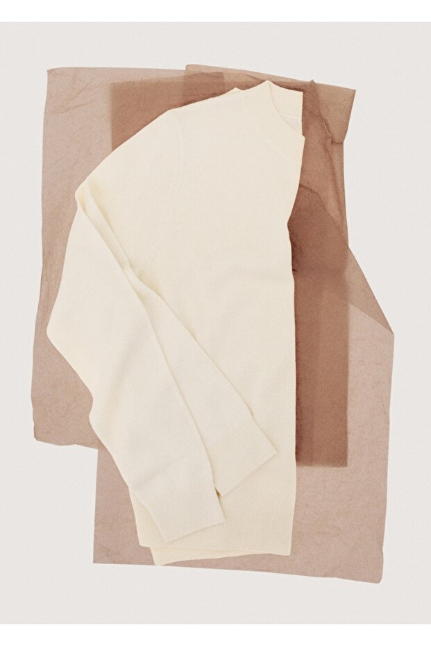 Yuvarlak yaka triko kazak - 8