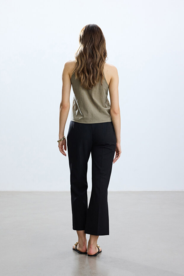 بنطلون أسود متوهج - 7