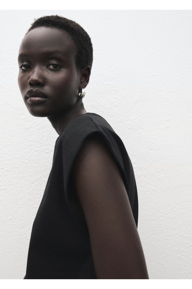 Pamuklu kolsuz tişört - 6