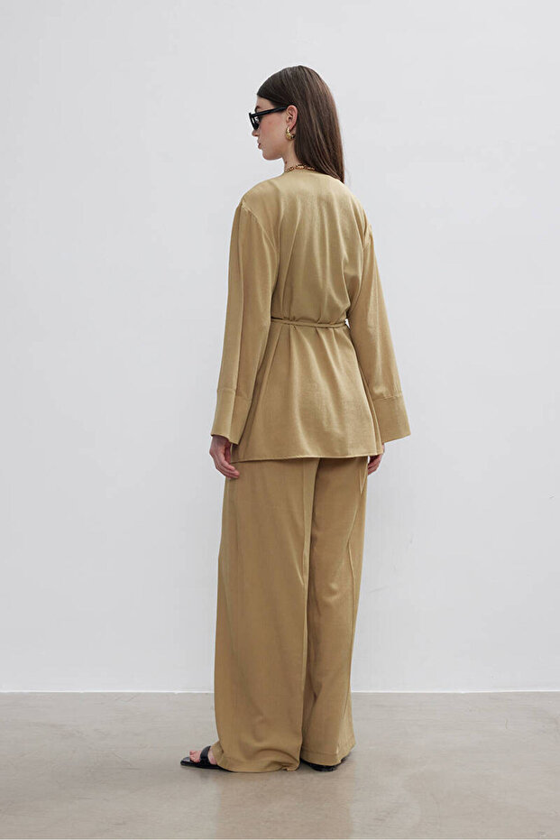 Блуза с креп плат - 6