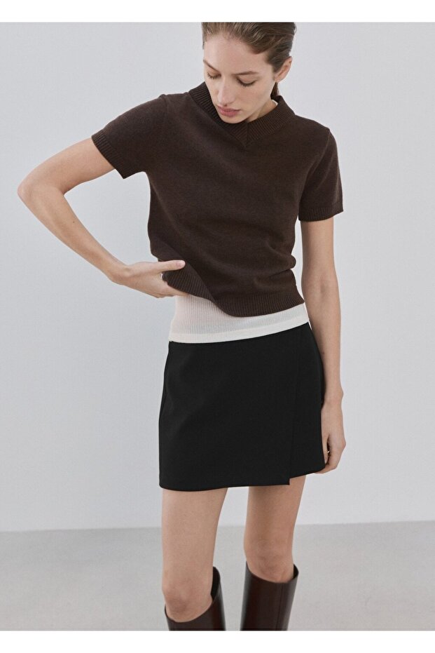 Anvelop kesim şort etek - 1