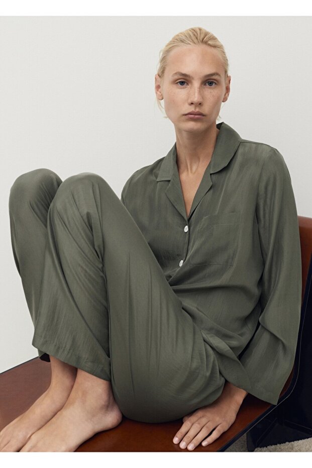 Uzun ipek gömlek - 7