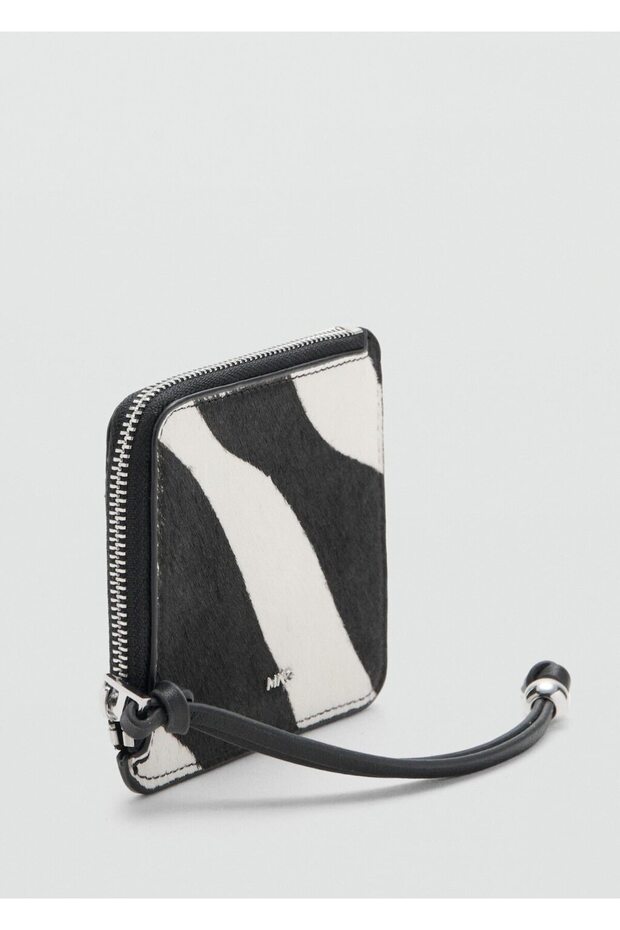 Zebra desenli deri cüzdan - 1