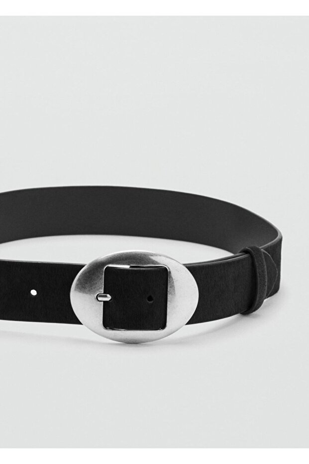 Kürklü deri kemer - 1