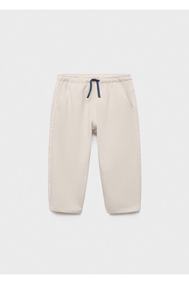 Drawstring Cotton Jogger Pants