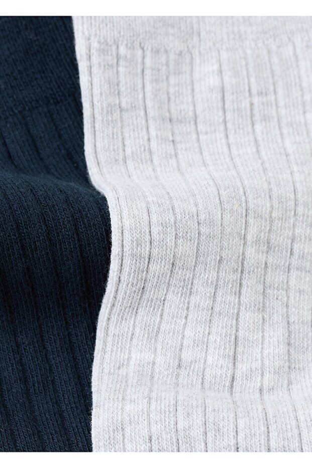 2'li fitilli pamuklu çorap seti - 4
