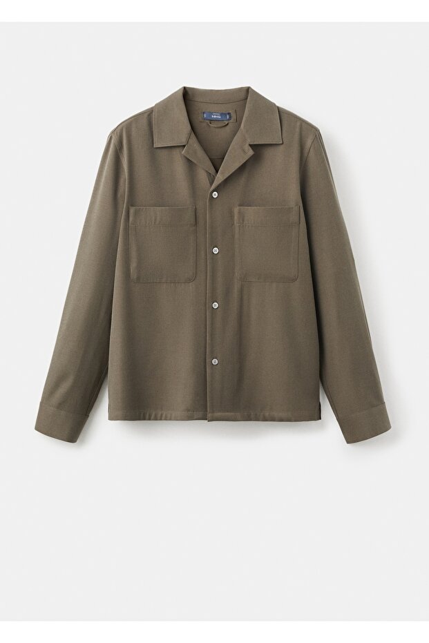 Cepli regular kesim gömlek ceket - 3