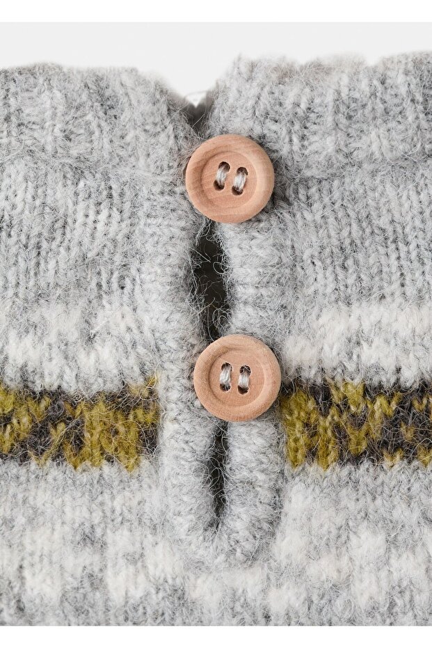 Jakarlı örgü kazak - 6