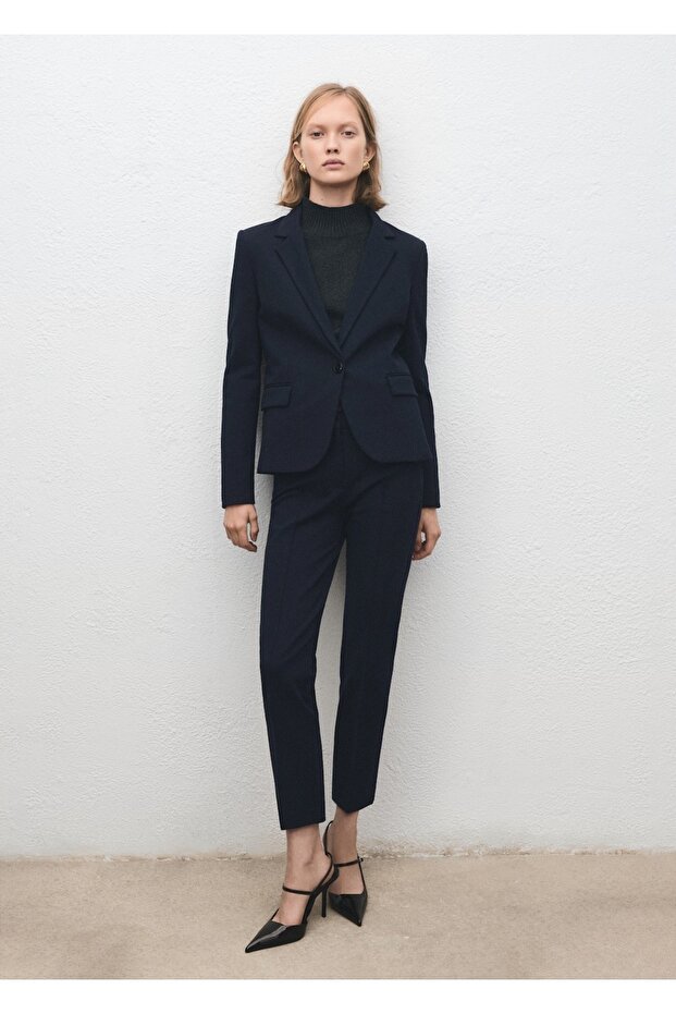 Dar kesim blazer ceket - 2