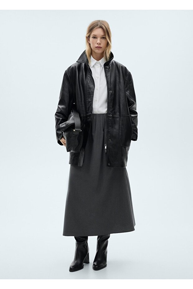 Evaze pileli etek - 2