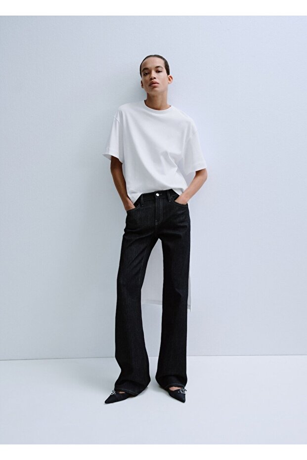 Pamuklu uzun tişört - 2