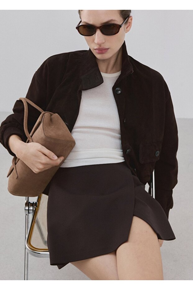 Anvelop kesim şort etek - 1