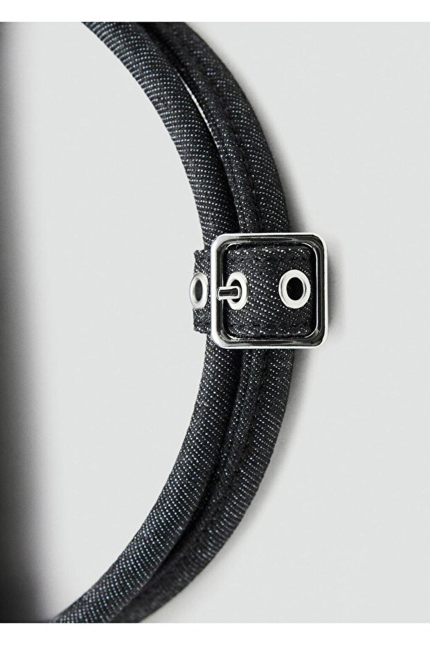 Denim omuz çantası - 5