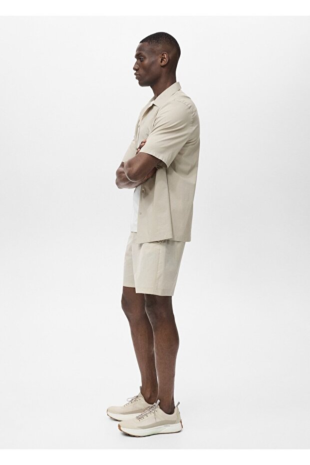 Su tutmayan Bermuda şort - 7