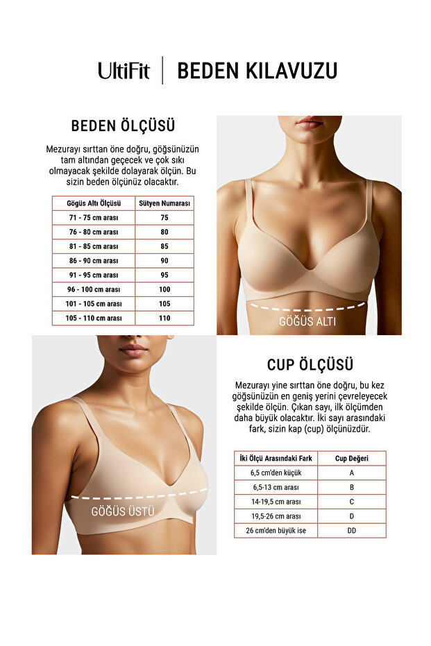 Laser Cut Basic Underwireless Supported Strapless Bra - Ultifit - 6