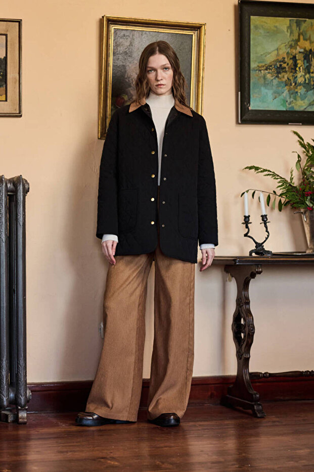 CAMEL FİTİLLİ KADİFE PANTOLON - 6