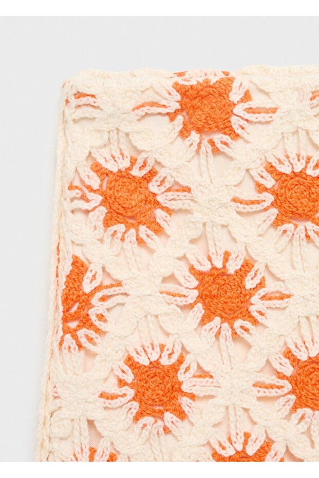 Kroşe mini etek - 5