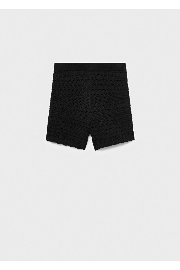 Kalın triko şort - 3