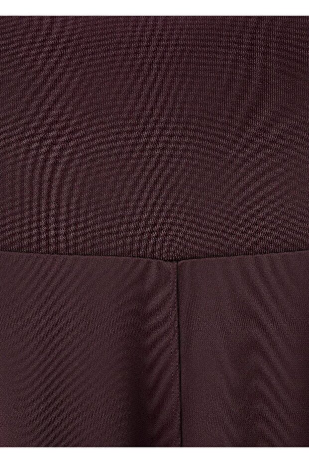 İnce triko midi etek - 8