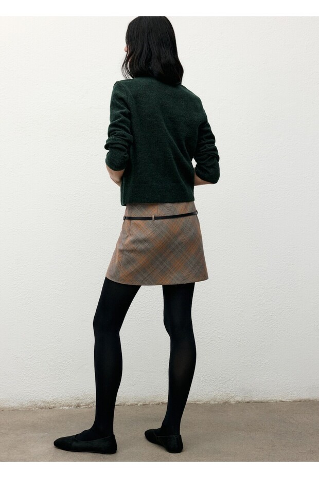 Triko düğmeli hırka - 4