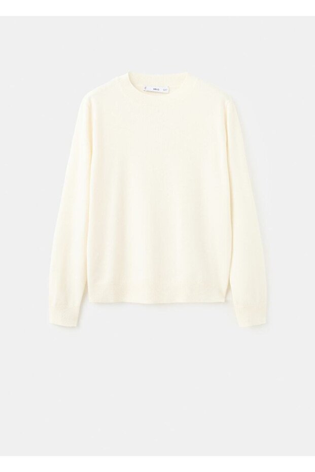 Yuvarlak yaka triko kazak - 3