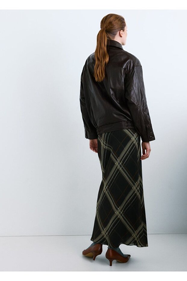 Kareli uzun etek - 4