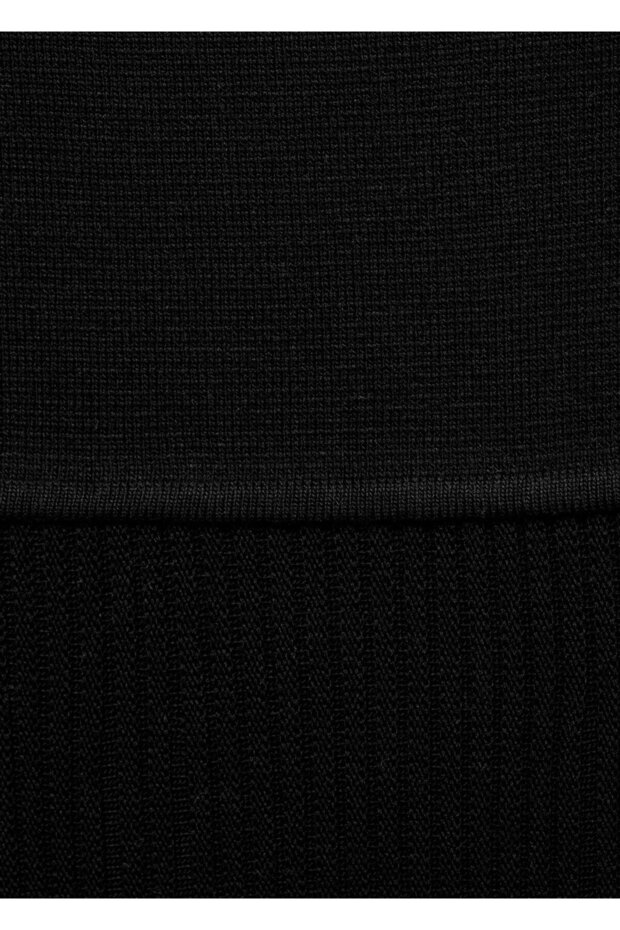 Asimetrik triko elbise - 5