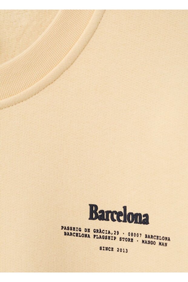 Regular fit yazılı sweatshirt - 8