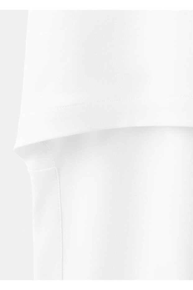 Pamuklu uzun tişört - 6