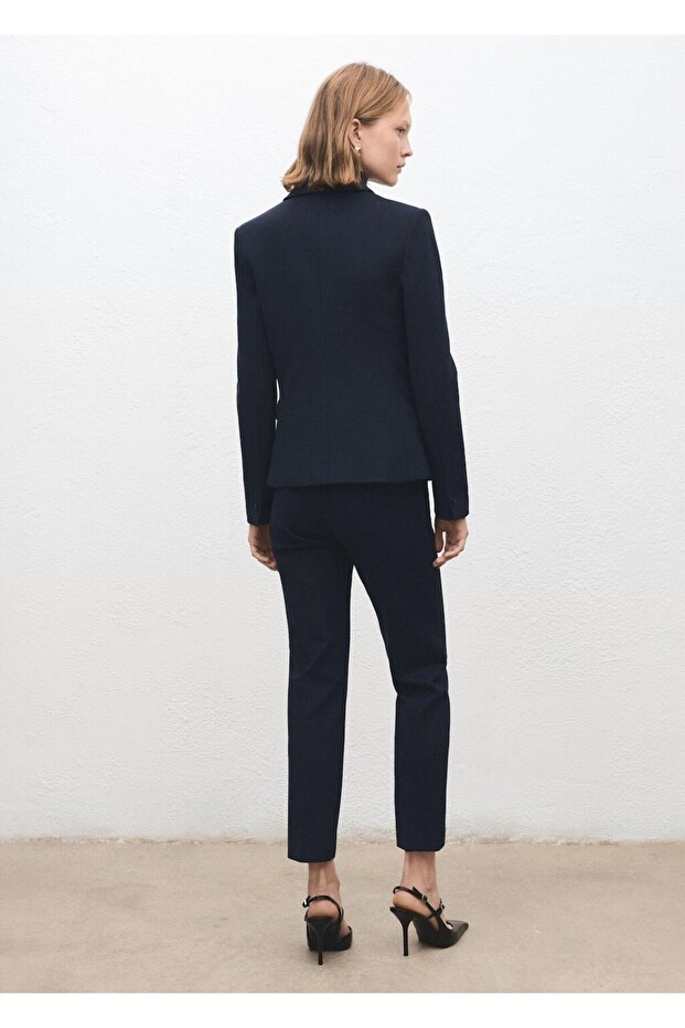 Dar kesim blazer ceket - 4