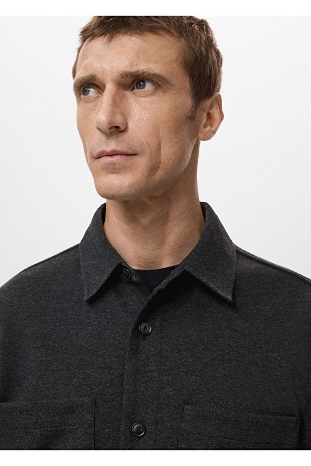 Cepli flanel gömlek ceket - 6