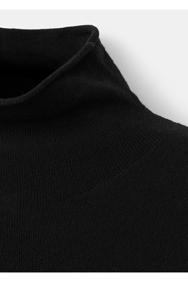 Boğazlı örgü kazak - 2