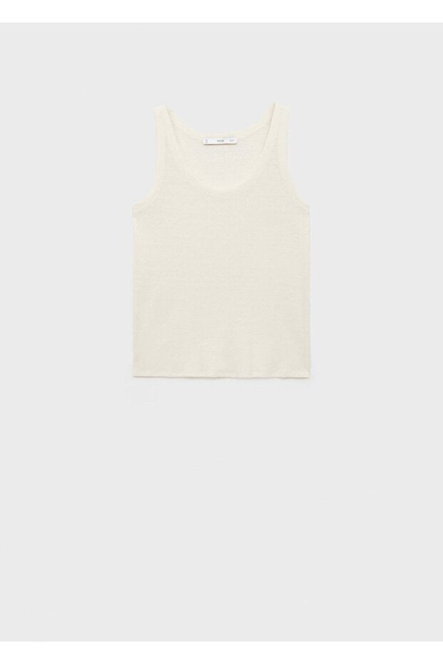 Kollu keten bluz - 3