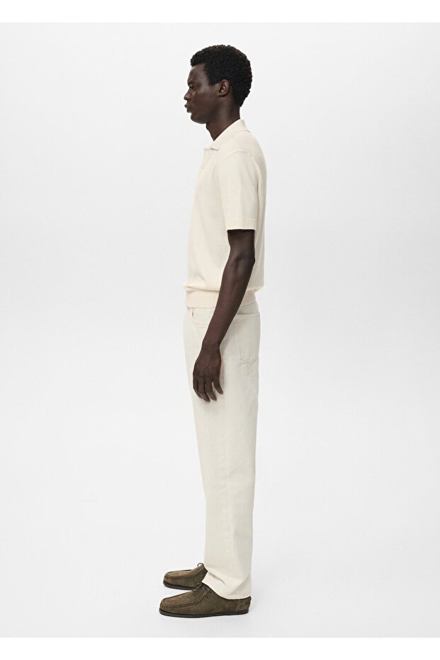 Pamuklu triko polo gömlek - 7