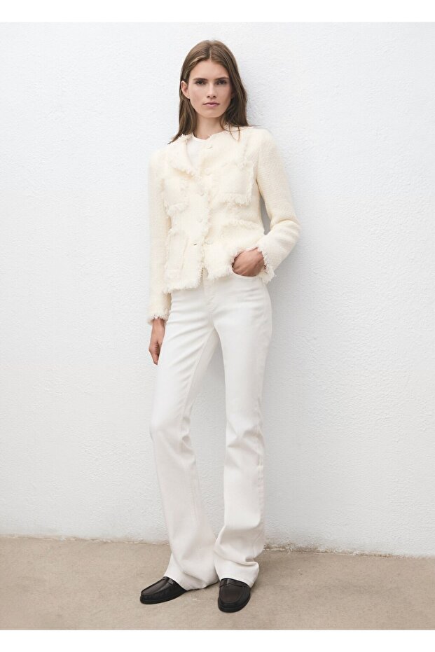 Dikişsiz tüvit ceket - 2