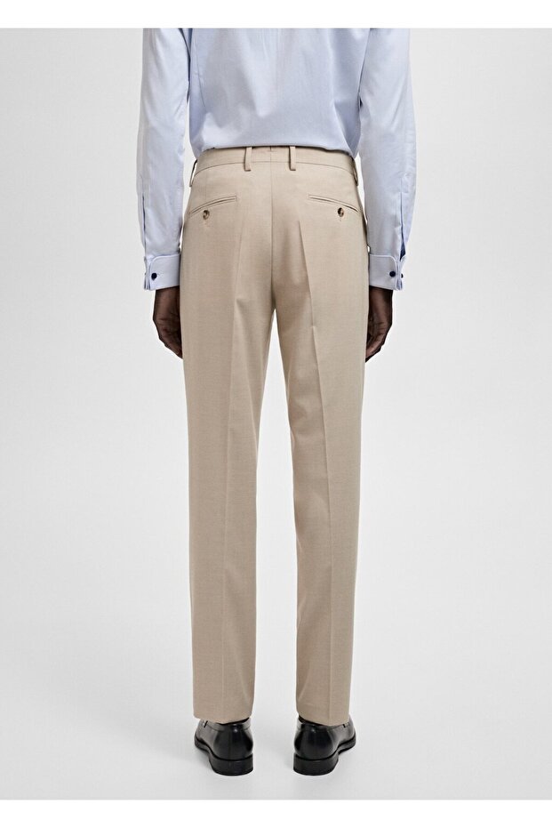 Milan slim fit kumaş pantolon - 4