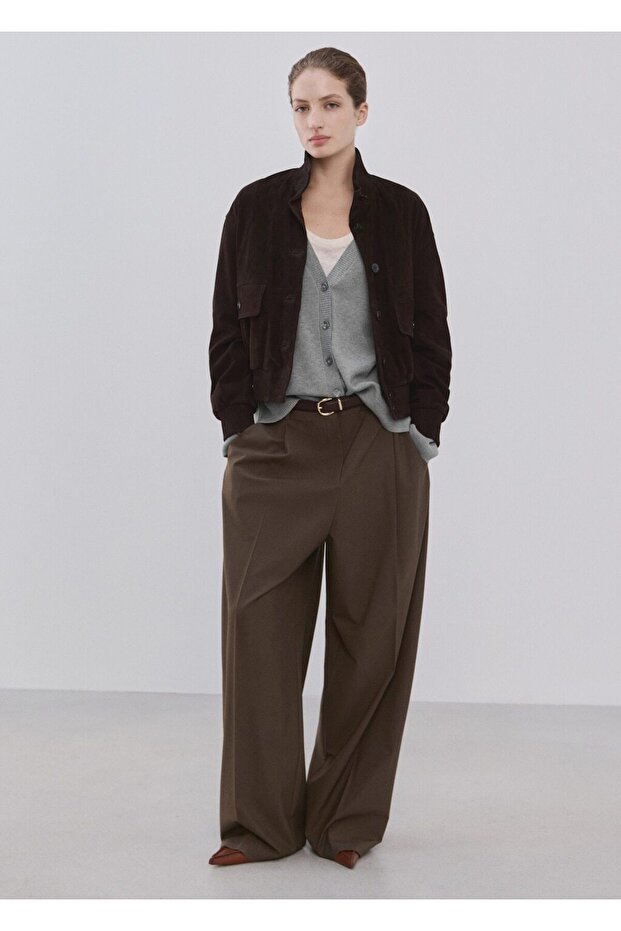 V yaka triko hırka - 2