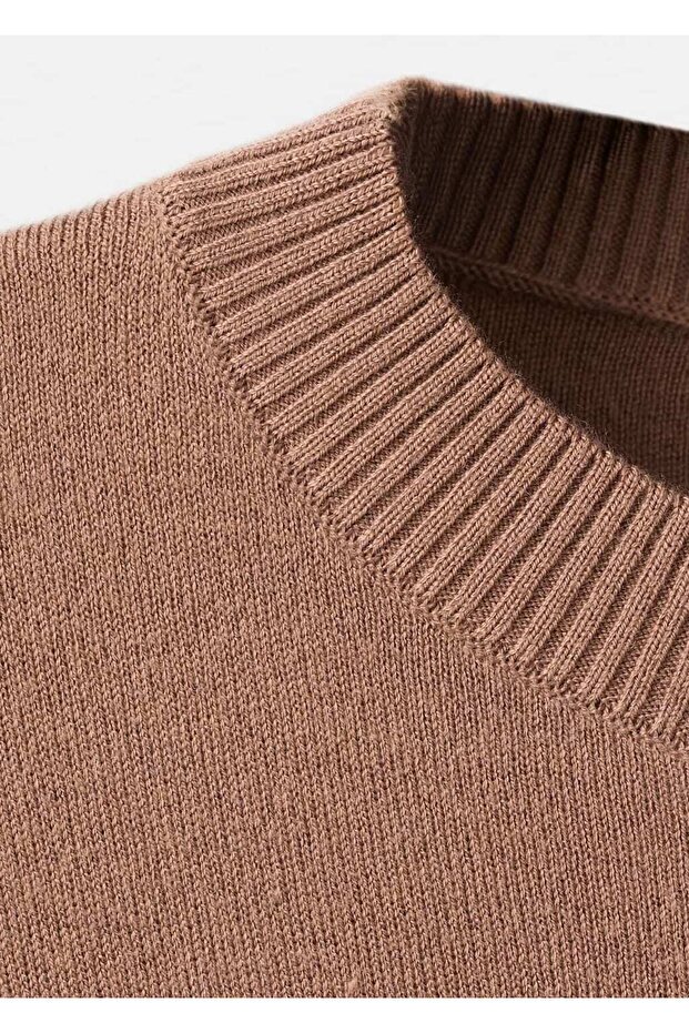 Yuvarlak yaka triko kazak - 8