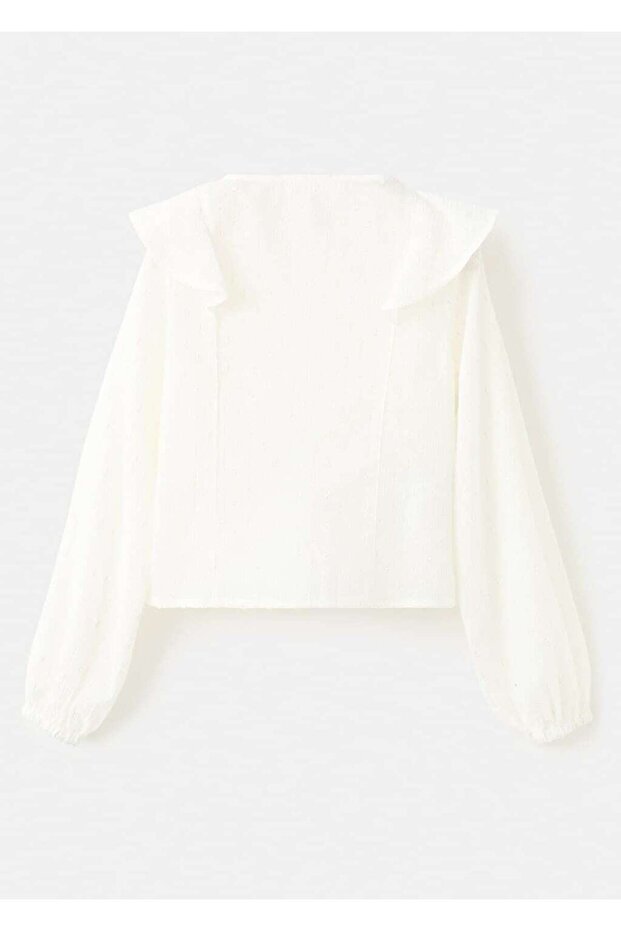 Volanlı lureks bluz - 2