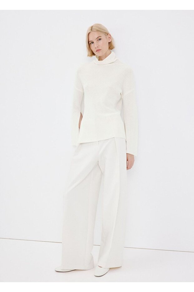 Boğazlı örgü kazak - 2