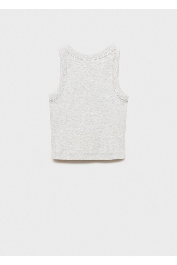 Triko cropped bluz - 4