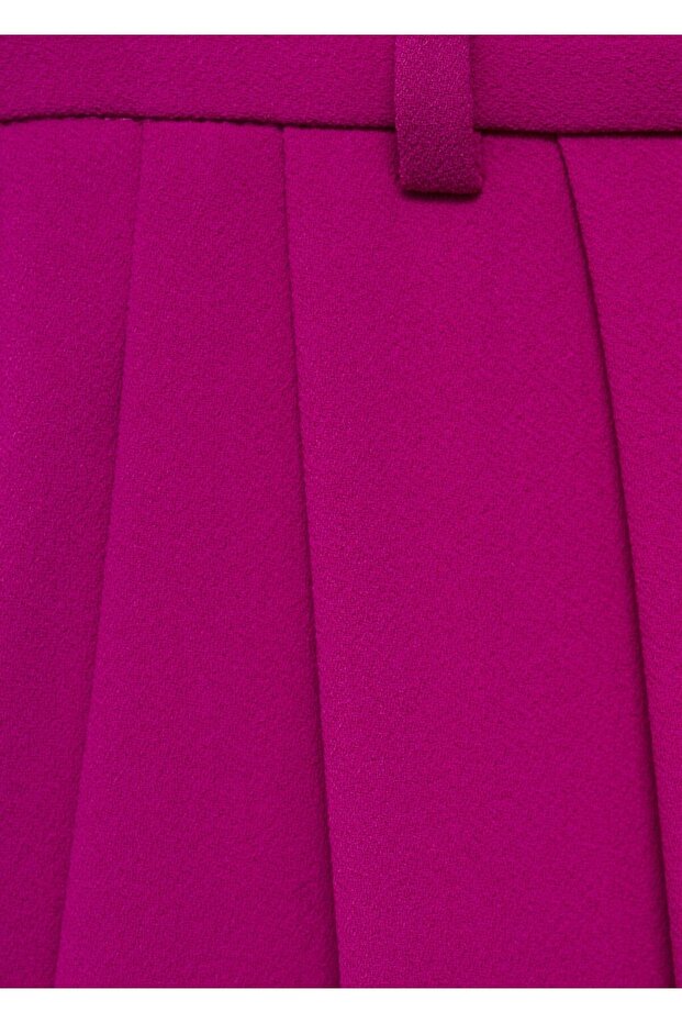 Pili detaylı pantolon - 5