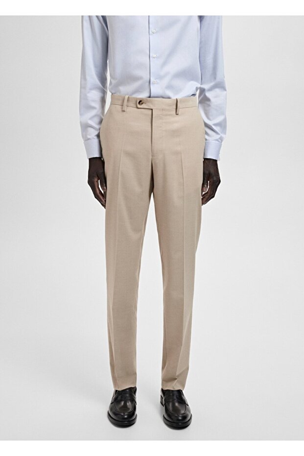 Milan slim fit kumaş pantolon - 1