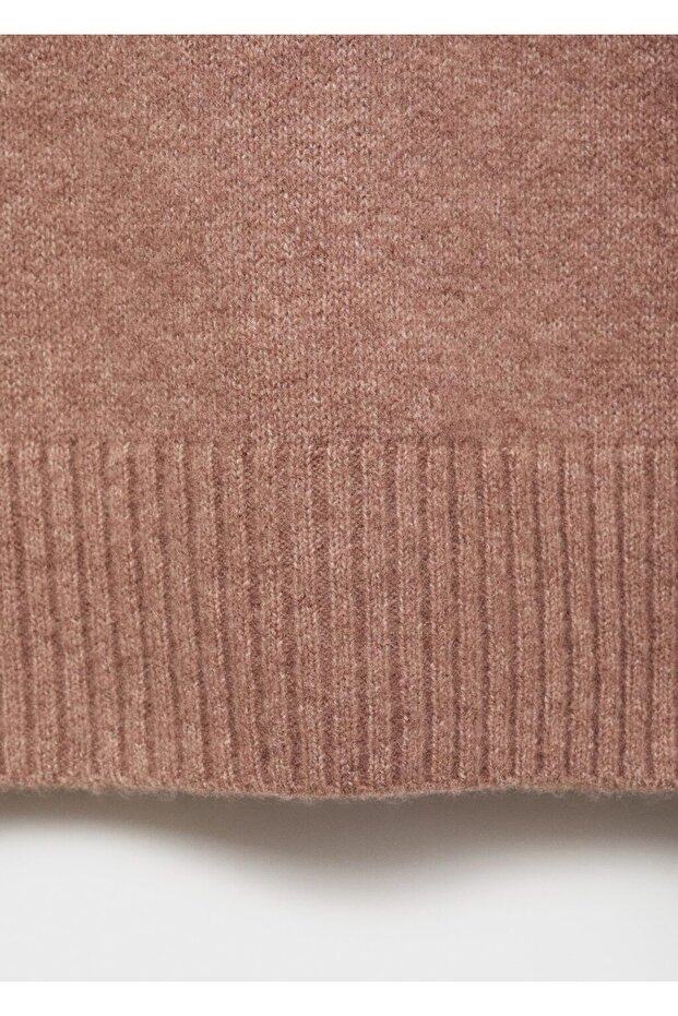 Yuvarlak yaka triko kazak - 5