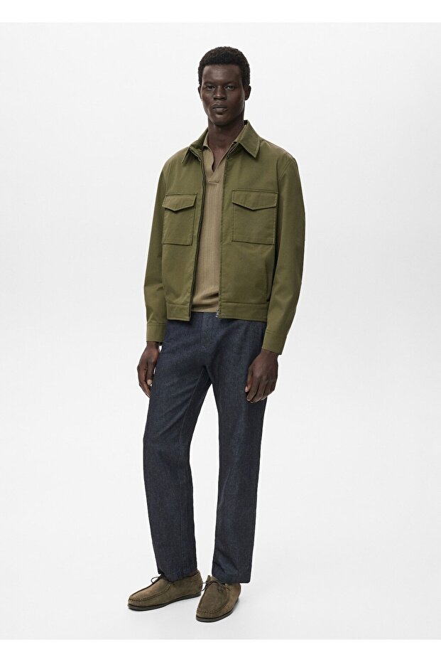 Cepli pamuklu ceket - 2