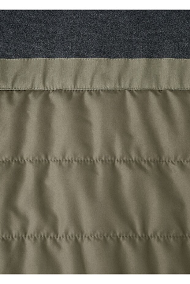 Su itici kapüşonlu kapitone parka - 5